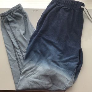 Blue ombré joggers